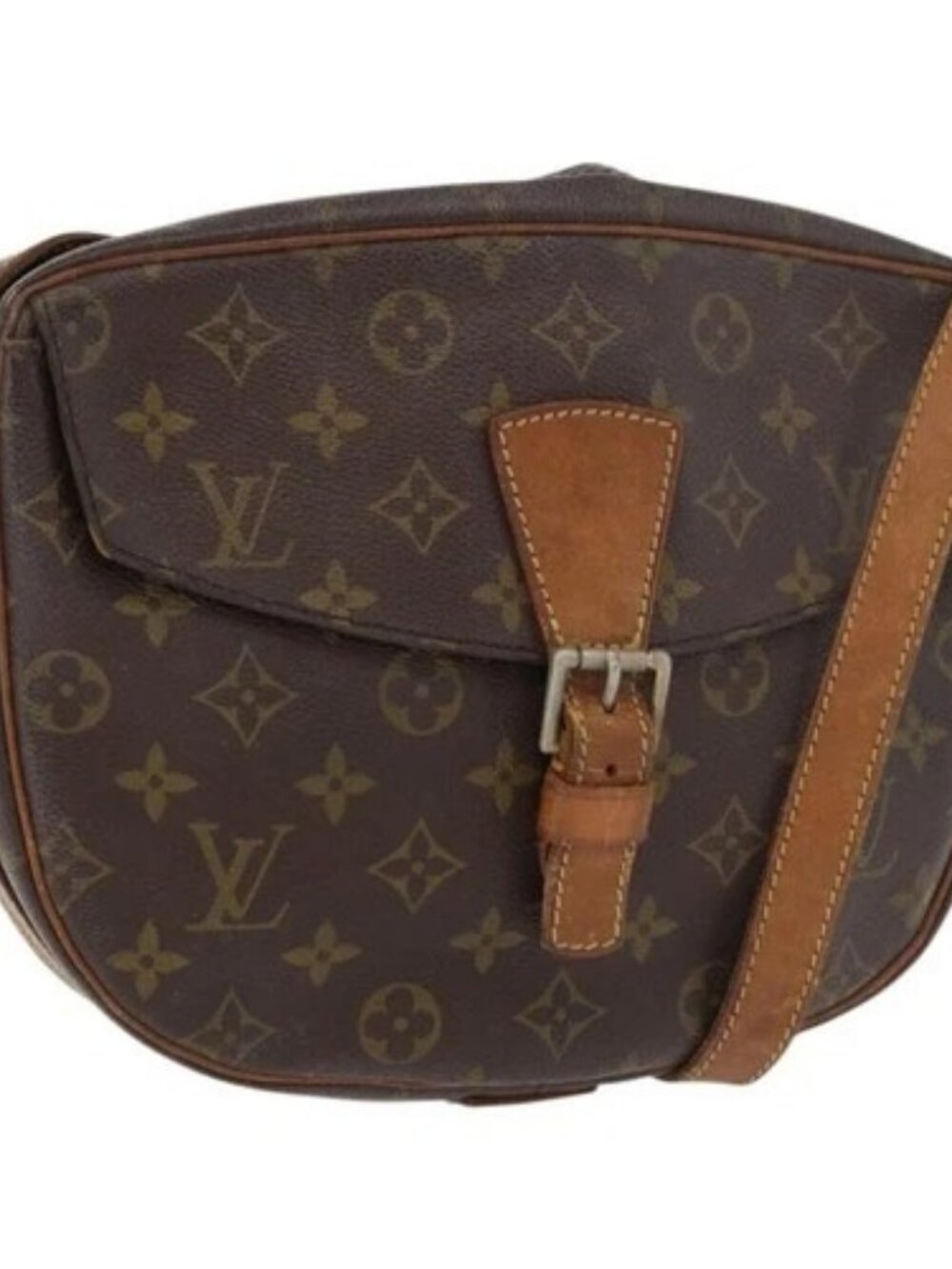 LOUIS VUITTON Monogram Jeune Fille GM Shoulder Bag M51225 LV Auth 175997